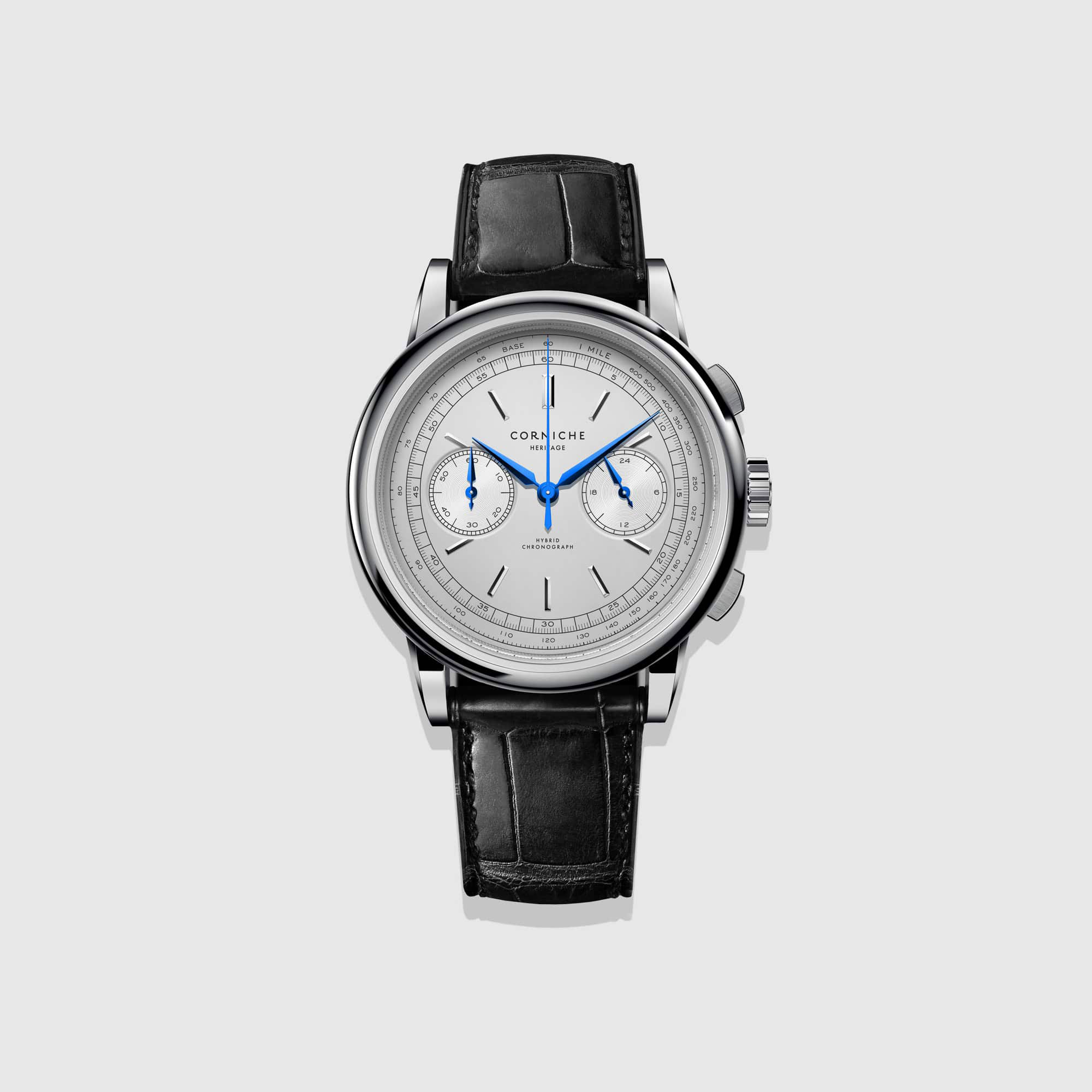 Heritage Chronograph Steel with White dial